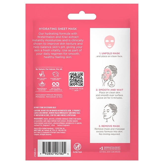 Hydrating Sheet Mask with Watermelon